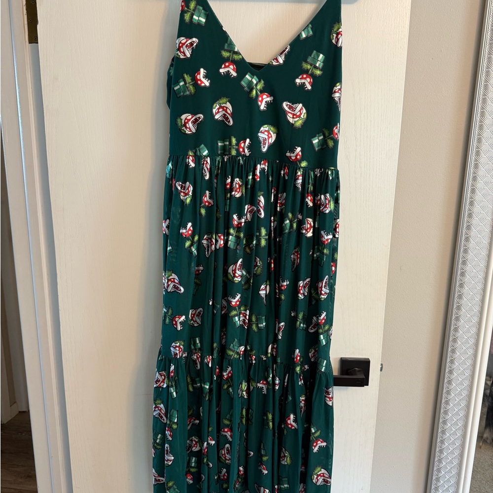 Blackmilk Super Mario Green Dress